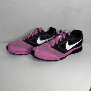 Nike Women's Zoom Fly Running Shoes Pink Black Mesh Lace Up Size 10 GUC